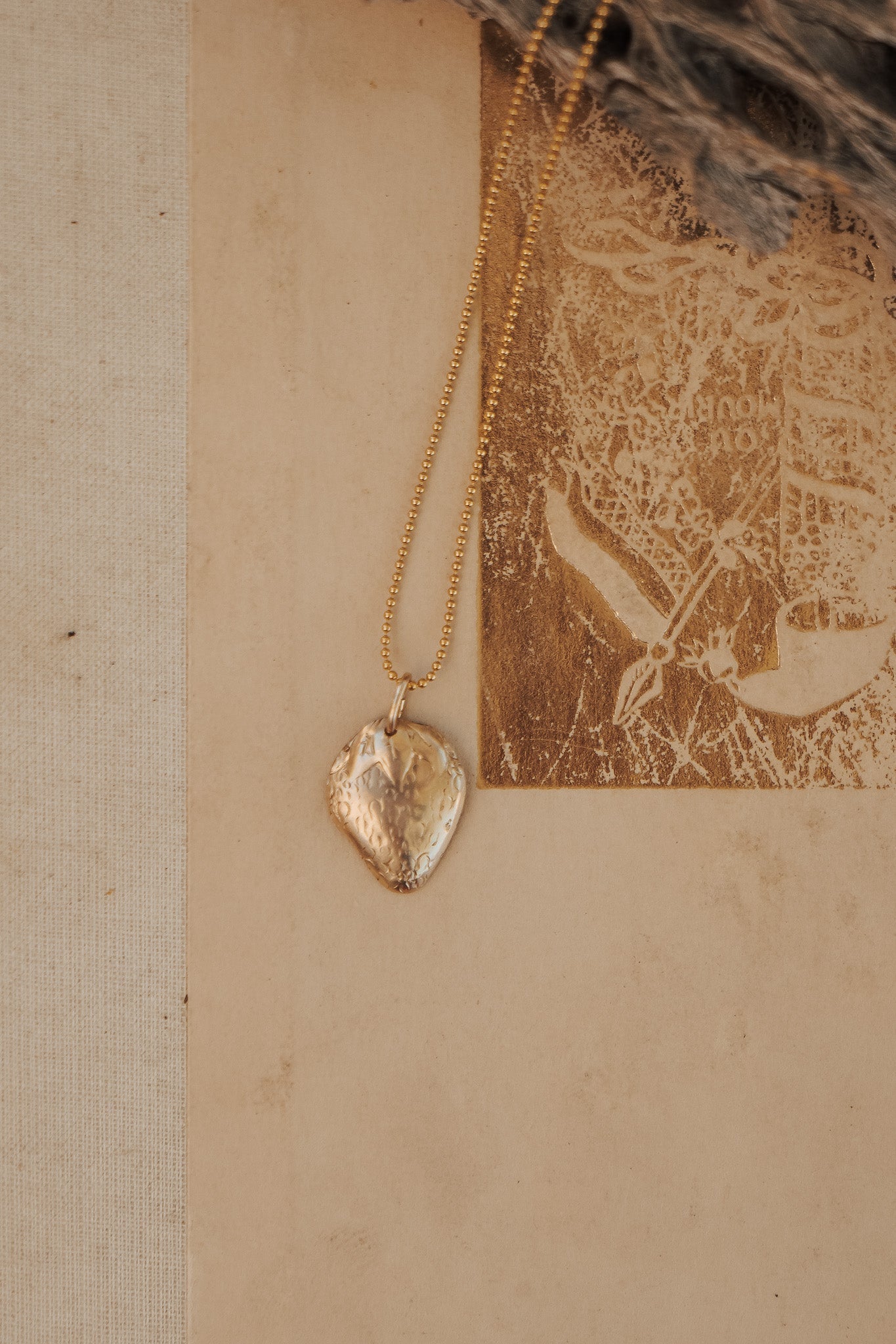 Strawberry Necklace in 14k Gold - Fill - Addy Avenue