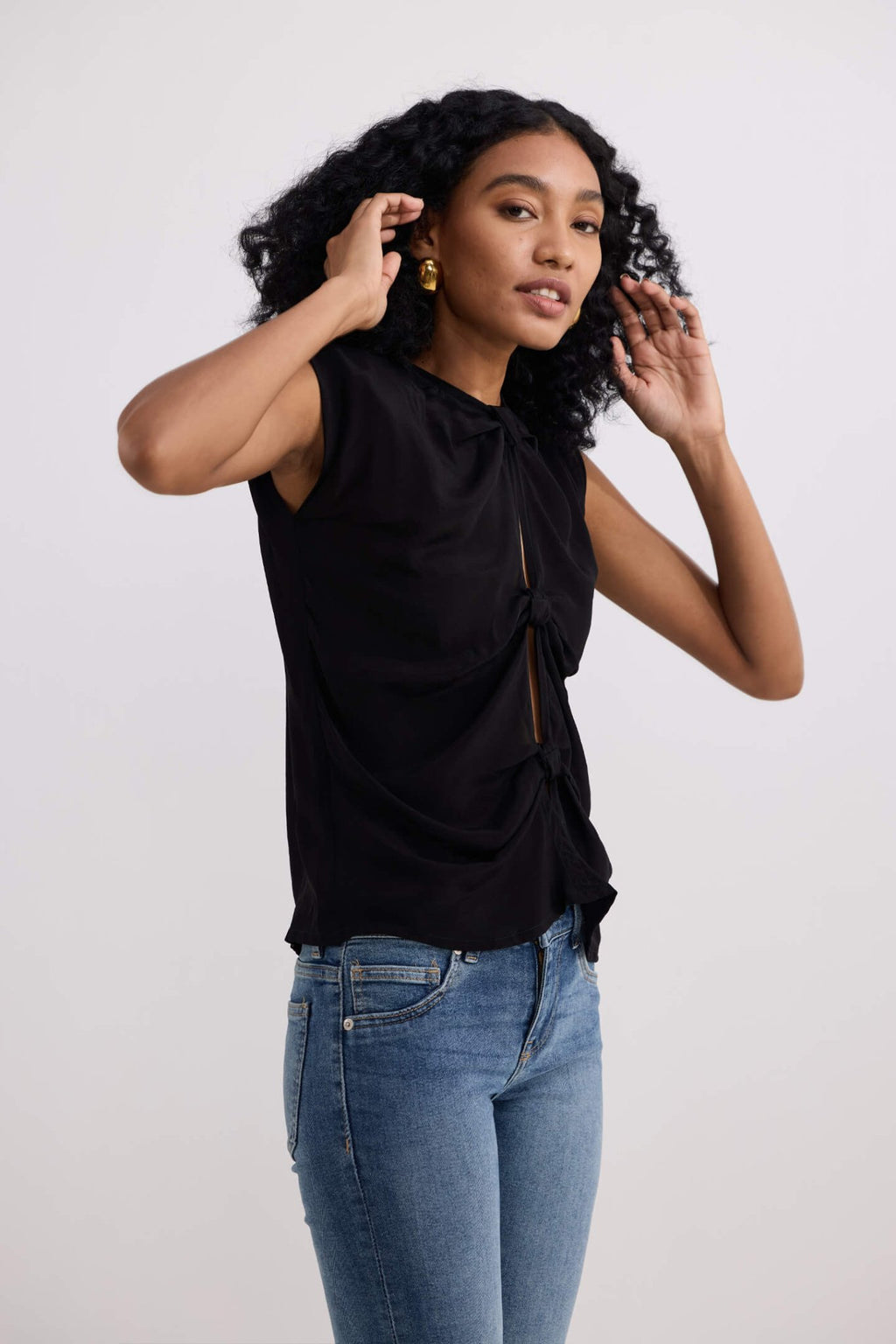 The Knot - so - Basic Top in Black - Addy Avenue