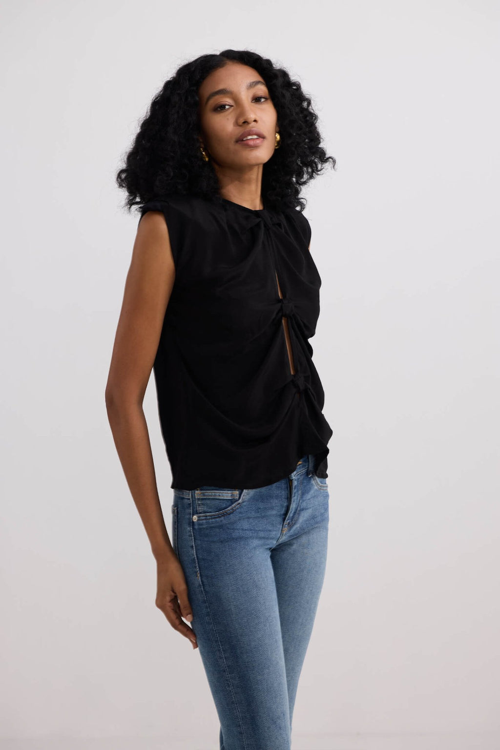 The Knot - so - Basic Top in Black - Addy Avenue
