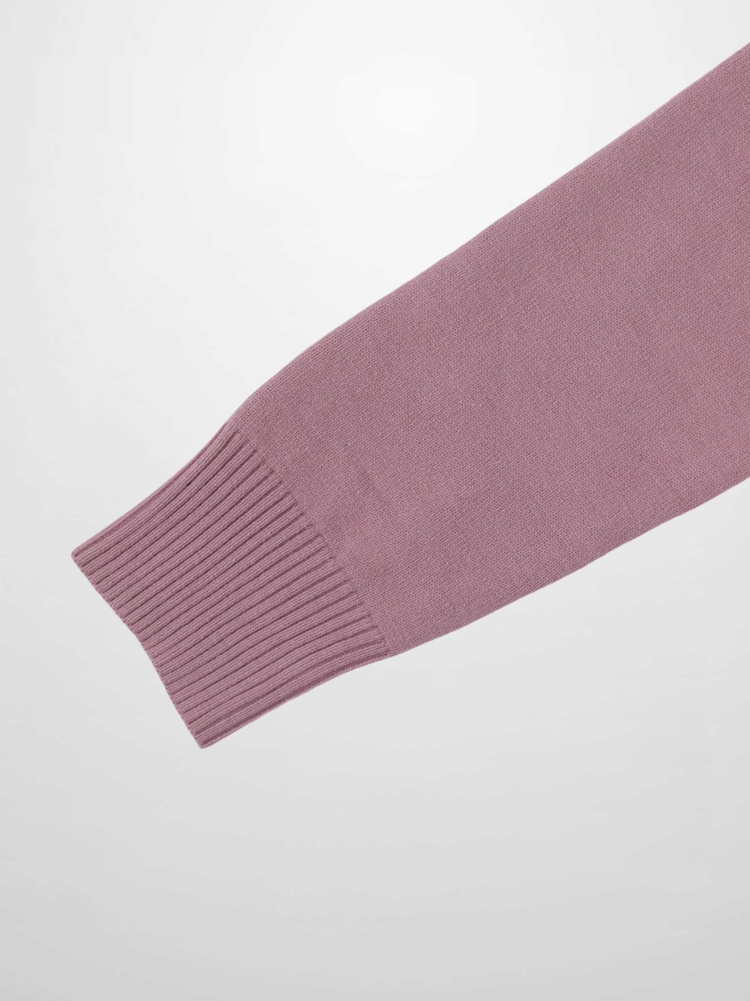 Velvet Detail Pointelle Crew Cardigan - Pink/Burgundy - Addy Avenue