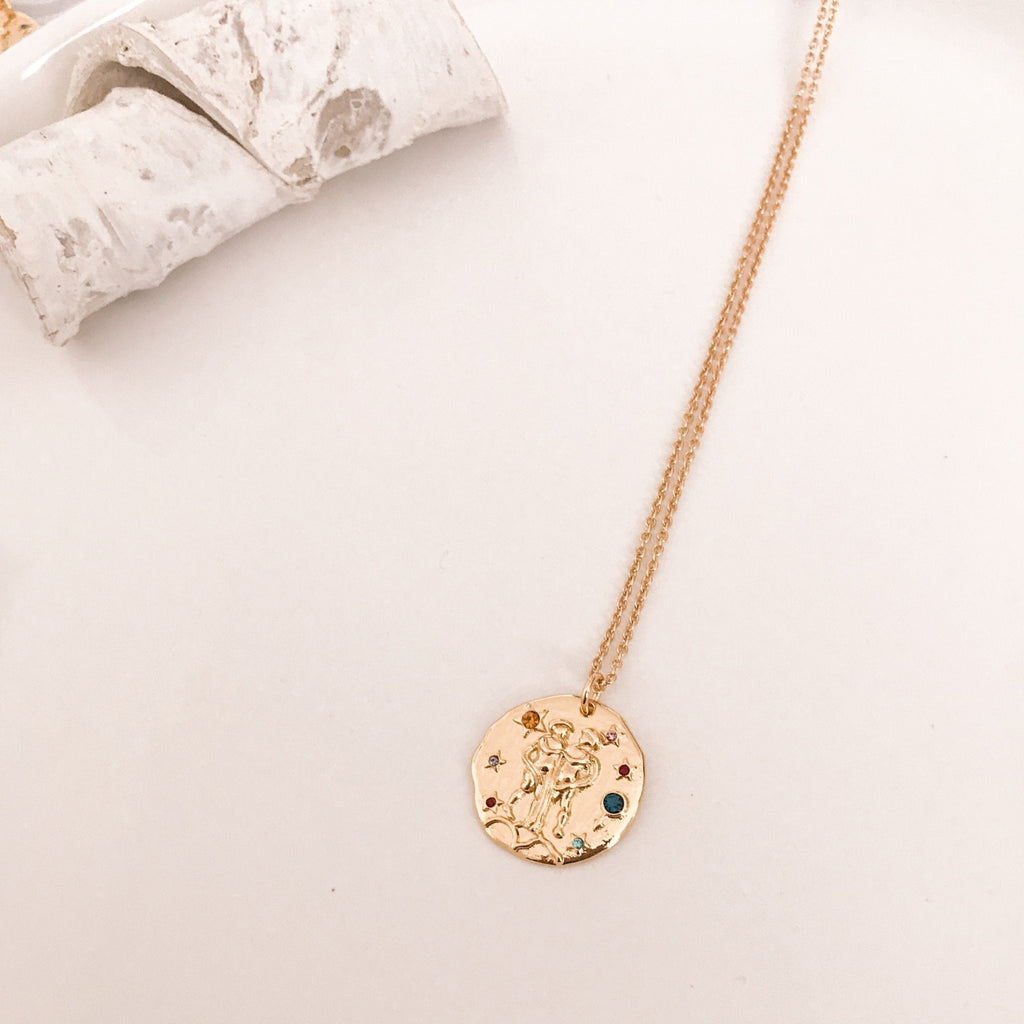 Wanderlust Zodiac Necklace - Addy Avenue