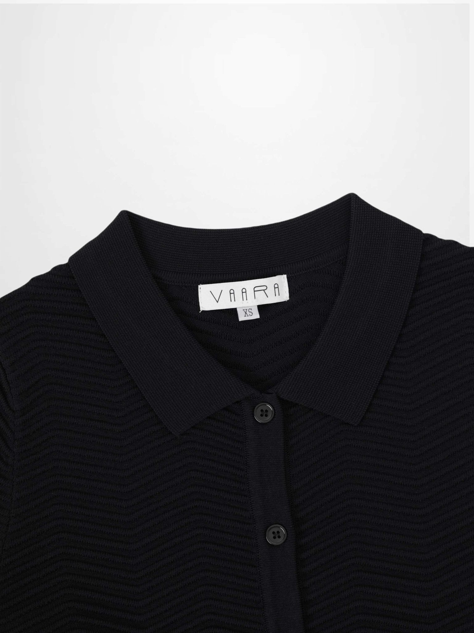 Wave Knit Cardigan - Black - Addy Avenue