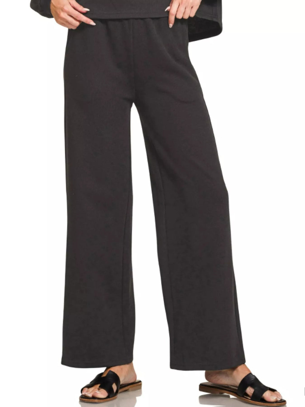 Zenana Ribbed Lounge Set: Pullover & Pants - Addy Avenue